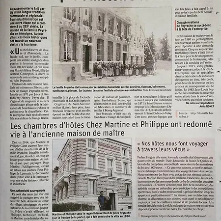 Chez Martine Et Philippe En Velay Panzió